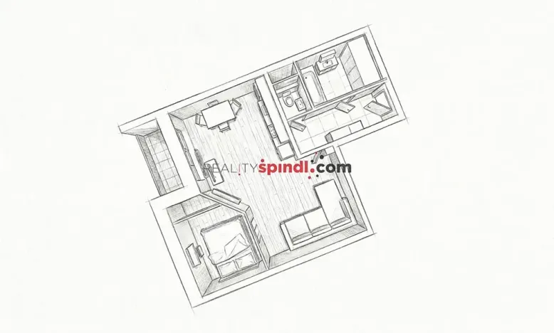 Pronájem bytu 2+kk, Špindlerův Mlýn, 47 m2