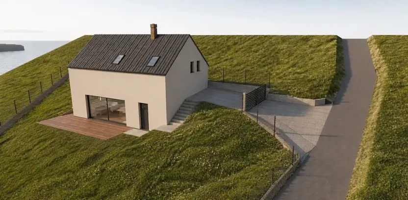 Prodej pozemku pro bydlení, Lom, Tyršova stezka, 888 m2