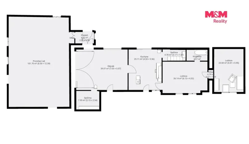Prodej rodinného domu, Cehnice, 230 m2
