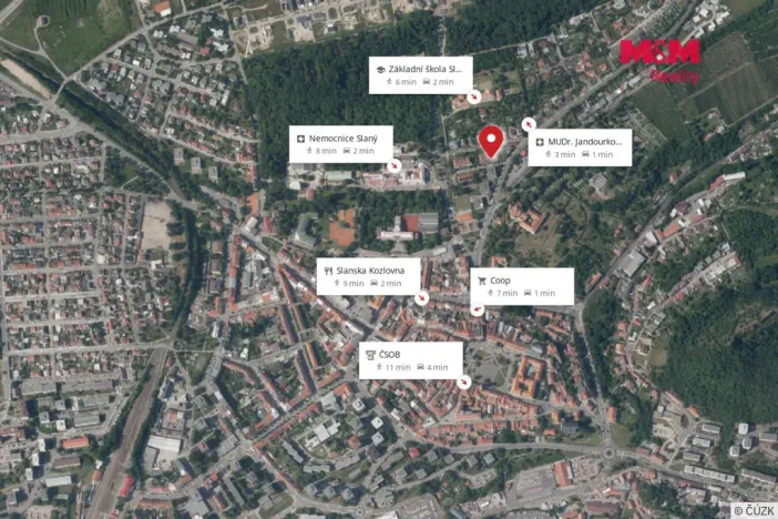 Pronájem bytu 2+1, Slaný, Máchova, 62 m2