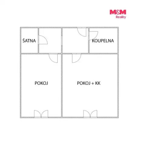 Pronájem bytu 2+kk, Pardubice - Zelené Předměstí, Jana Palacha, 60 m2