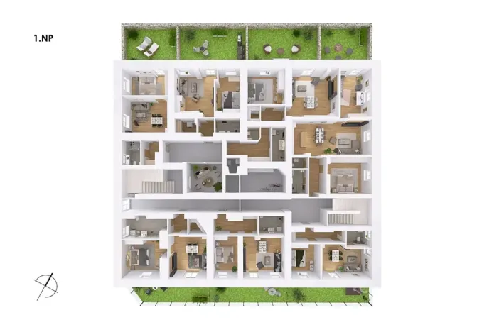 Prodej bytu 2+kk, Postupice, Blanická, 45 m2