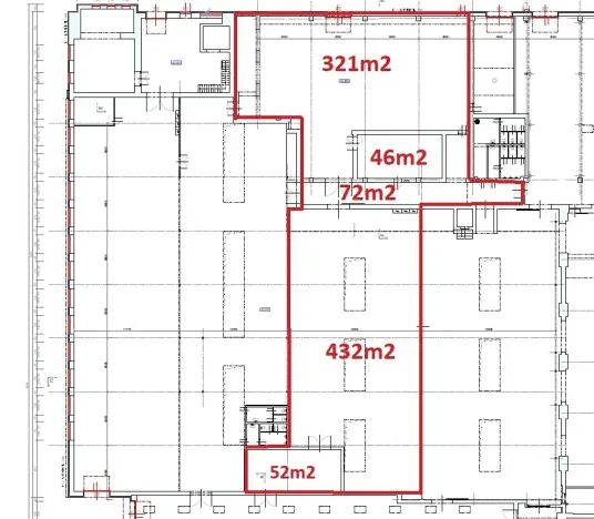 Pronájem výrobních prostor, Jihlava, 923 m2