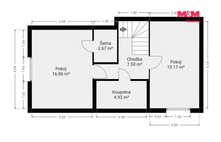 Pronájem rodinného domu, Dolní Beřkovice, Dolní hájek, 100 m2