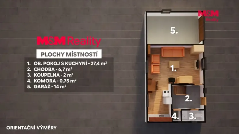 Prodej chaty, Úštěk - Tetčiněves, 72 m2