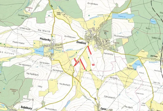 Prodej pole, Dnešice, 26441 m2