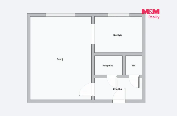 Prodej bytu 1+1, Most, Javorová, 34 m2