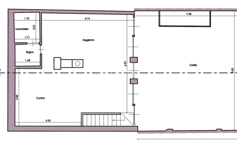 Prodej vily, Viareggio, Itálie, Via Virgilio, 95 m2