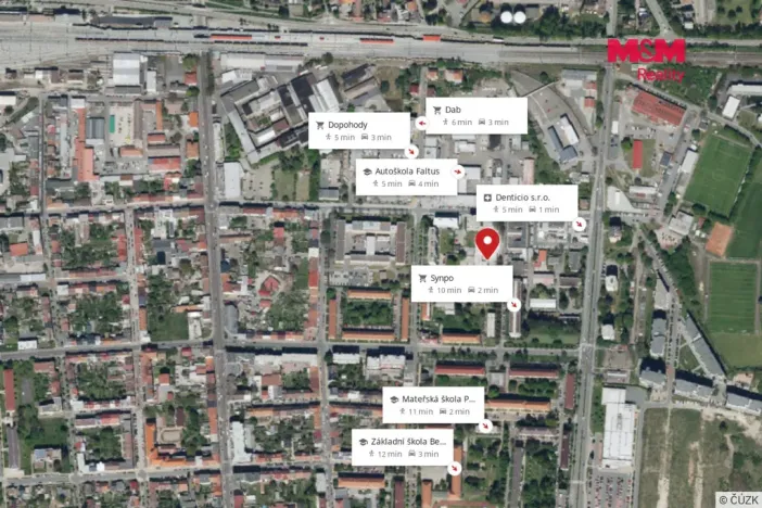 Pronájem bytu 3+kk, Pardubice - Zelené Předměstí, Boženy Vikové-Kunětické, 77 m2