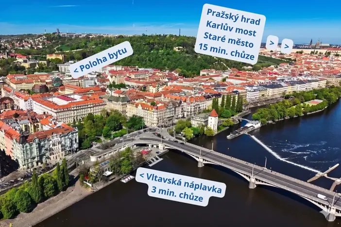 Prodej bytu 2+kk, Praha - Smíchov, Štefánikova, 49 m2