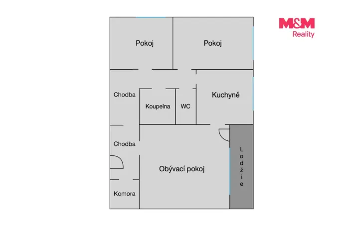 Prodej bytu 3+1, Orlová - Lutyně, Ke Studánce, 62 m2