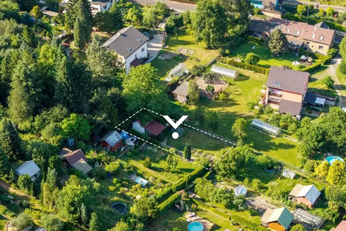 Prodej zahrady, Děčín, 408 m2