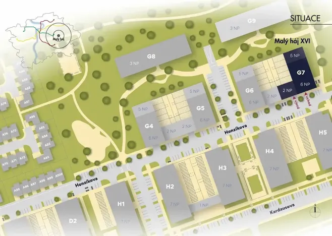 Prodej bytu 4+kk, Praha - Dolní Měcholupy, Honzíkova, 97 m2