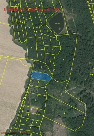 Prodej lesa, Lukavec, 1810 m2