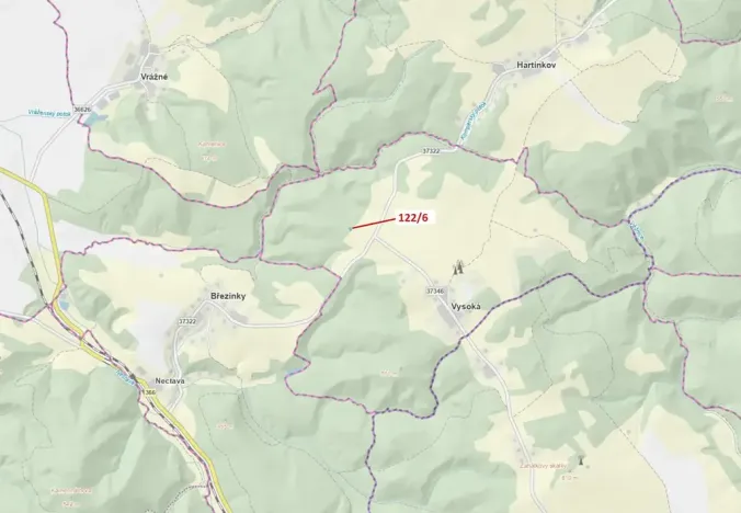 Dražba lesa, Jenišovice, 324 m2