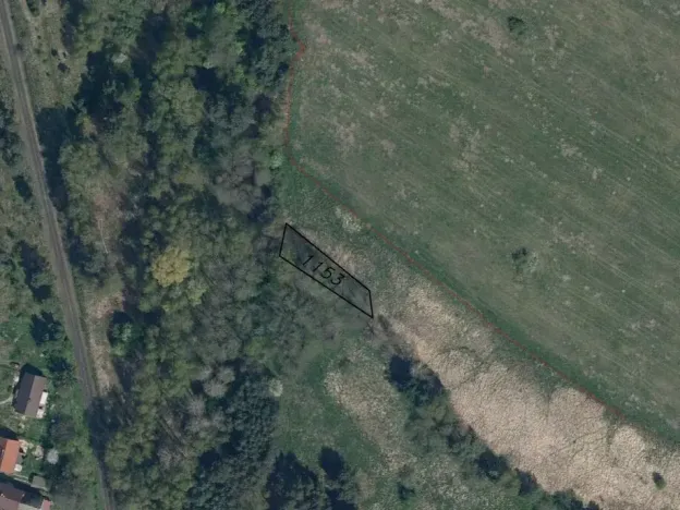 Dražba louky, Okna, 448 m2