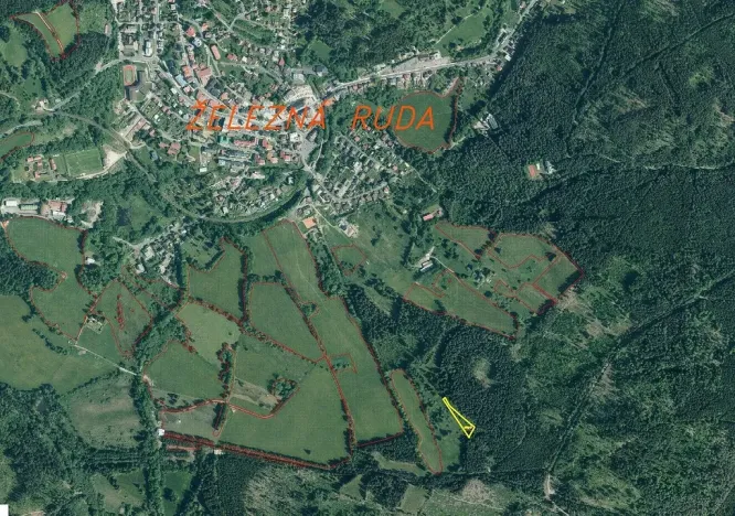 Prodej pole, Železná Ruda, 2377 m2