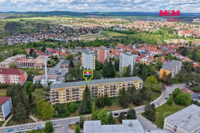 Prodej bytu 3+kk, Třebíč - Borovina, Lidická, 62 m2