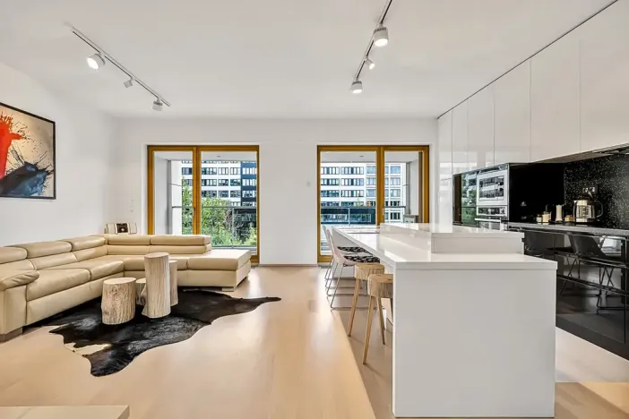 Pronájem bytu 3+kk, Praha - Karlín, Za Karlínským přístavem, 82 m2