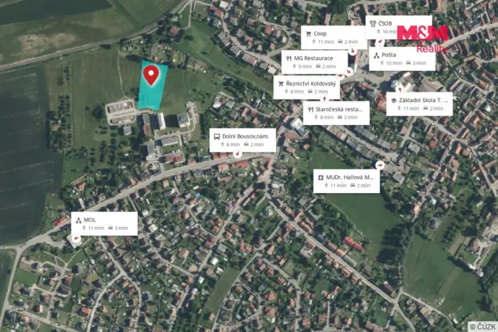 Prodej pozemku pro bydlení, Dolní Bousov, 4475 m2