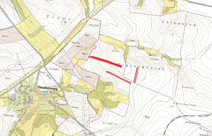 Prodej pole, Boskovice, 9482 m2