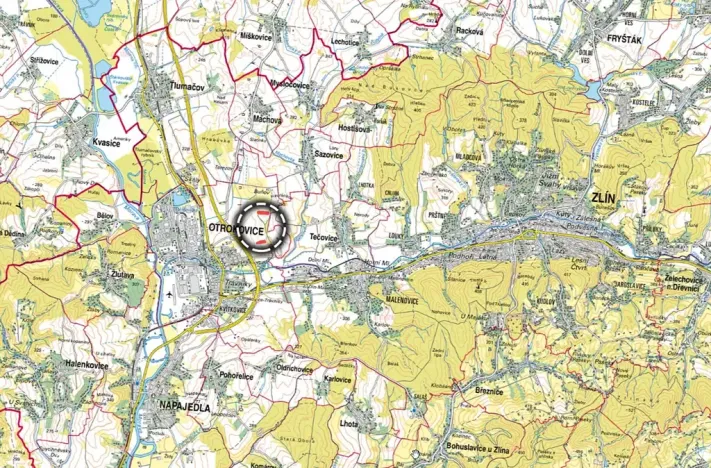 Prodej pole, Otrokovice, 11441 m2