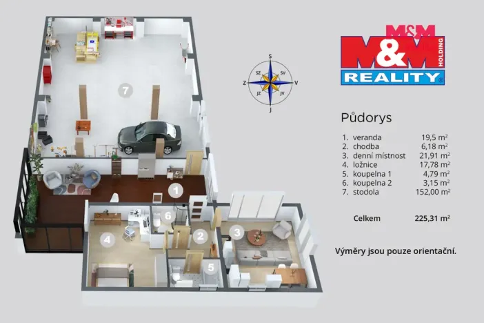 Prodej rodinného domu, Huntířov, 207 m2