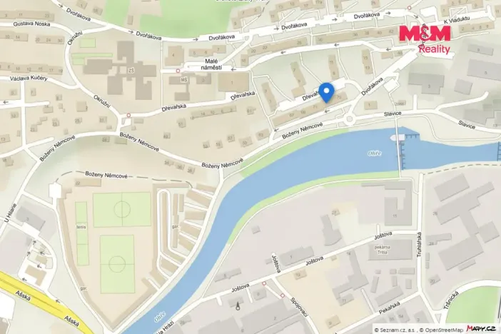 Pronájem bytu 2+1, Cheb, Boženy Němcové, 62 m2