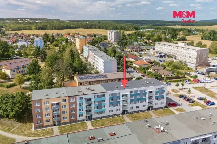 Pronájem bytu 1+1, Kaznějov, Školní, 36 m2