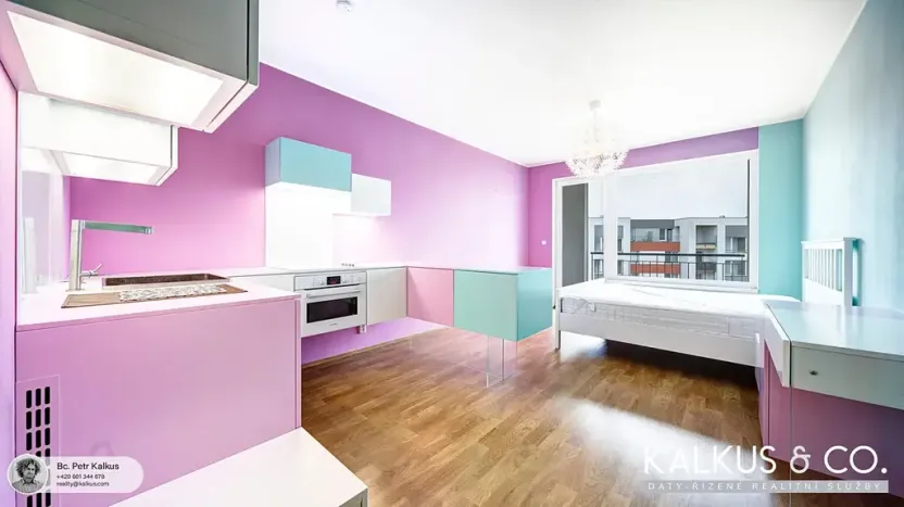 Prodej bytu 1+kk, Praha - Zličín, Sazovická, 34 m2