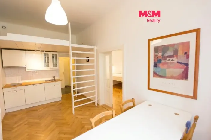 Pronájem bytu 2+kk, Praha - Smíchov, Na Březince, 46 m2