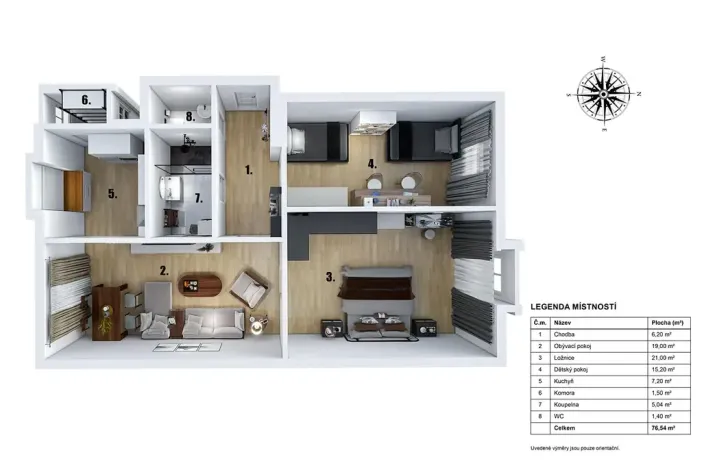 Prodej bytu 3+1, Praha - Malá Strana, Petřínská, 76 m2