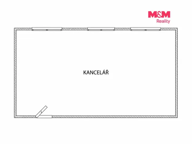 Pronájem kanceláře, Praha - Holešovice, U průhonu, 53 m2