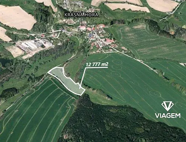 Prodej pole, Krásná Hora, 12777 m2