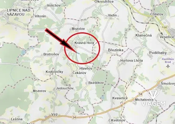 Prodej pole, Krásná Hora, 12777 m2
