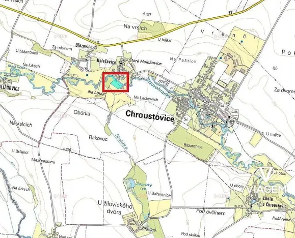 Prodej podílu lesa, Chroustovice, 1085 m2