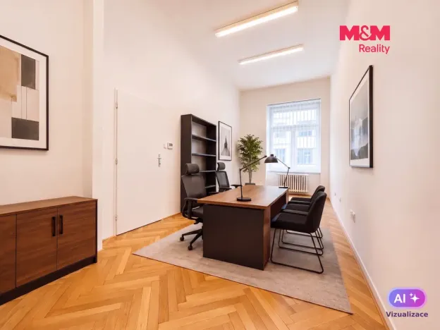 Pronájem kanceláře, Praha - Vinohrady, náměstí Míru, 92 m2