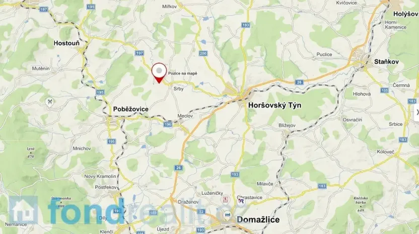 Prodej pole, Srby, 2383 m2