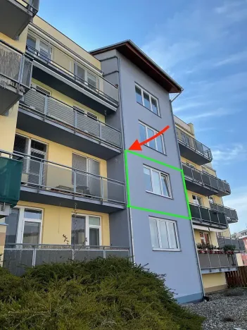 Prodej bytu 1+kk, Brno, Hrázka, 40 m2