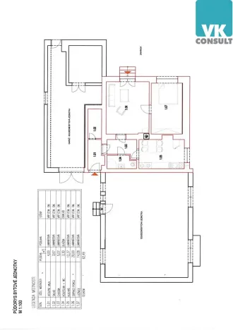 Pronájem bytu 2+1, Lubná, 62 m2