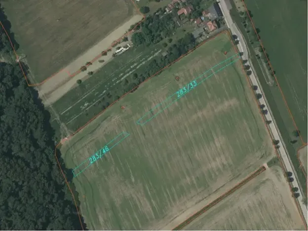 Dražba pole, Zahájí, 1591 m2