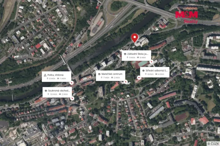 Prodej bytu 3+kk, Karlovy Vary - Drahovice, Mattoniho nábřeží, 66 m2
