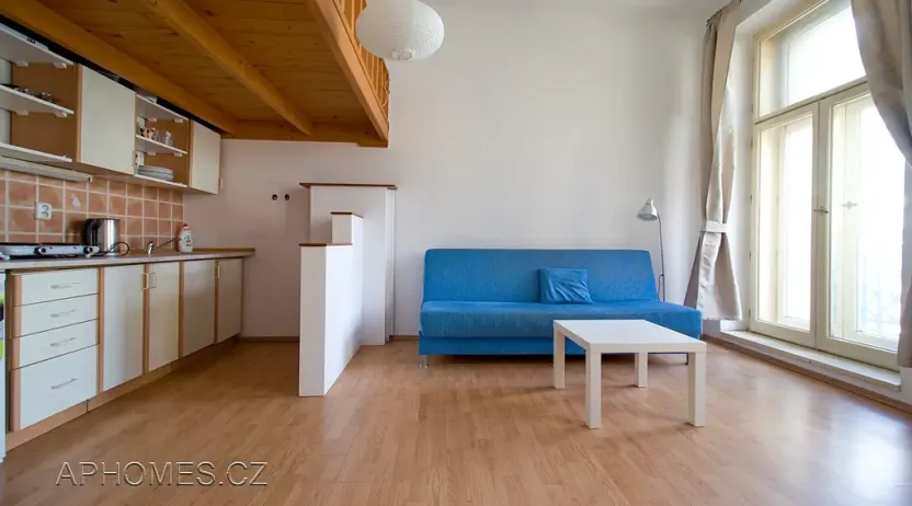 Pronájem bytu 1+kk, Praha - Smíchov, Jindřicha Plachty, 26 m2