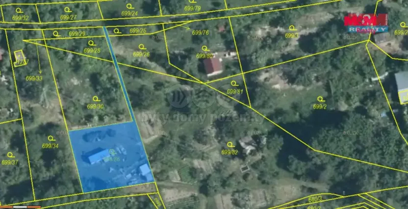 Prodej zahrady, Brandýsek, 600 m2