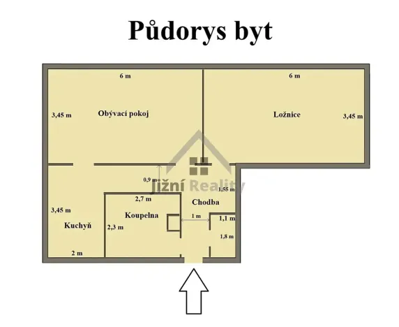 Prodej bytu 2+1, České Budějovice, J. Opletala, 66 m2