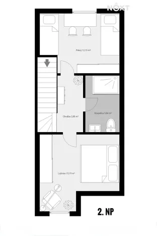 Prodej rodinného domu, Radošovice, 75 m2