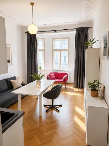 Pronájem bytu 2+kk, Praha - Nové Město, Na Zderaze, 49 m2
