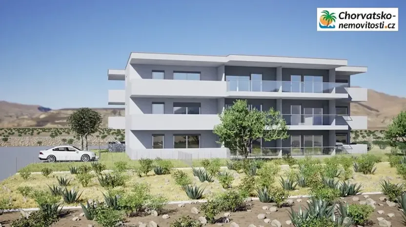 Prodej bytu 2+kk, Povljana, Chorvatsko, 44 m2