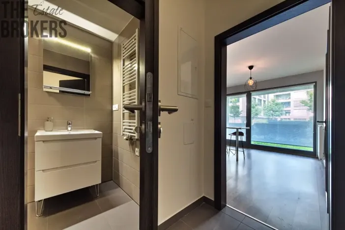 Pronájem bytu 1+kk, Praha - Karlín, U Mlýnského kanálu, 37 m2