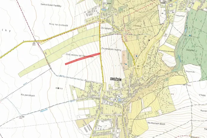 Prodej pole, Olomouc, 7535 m2